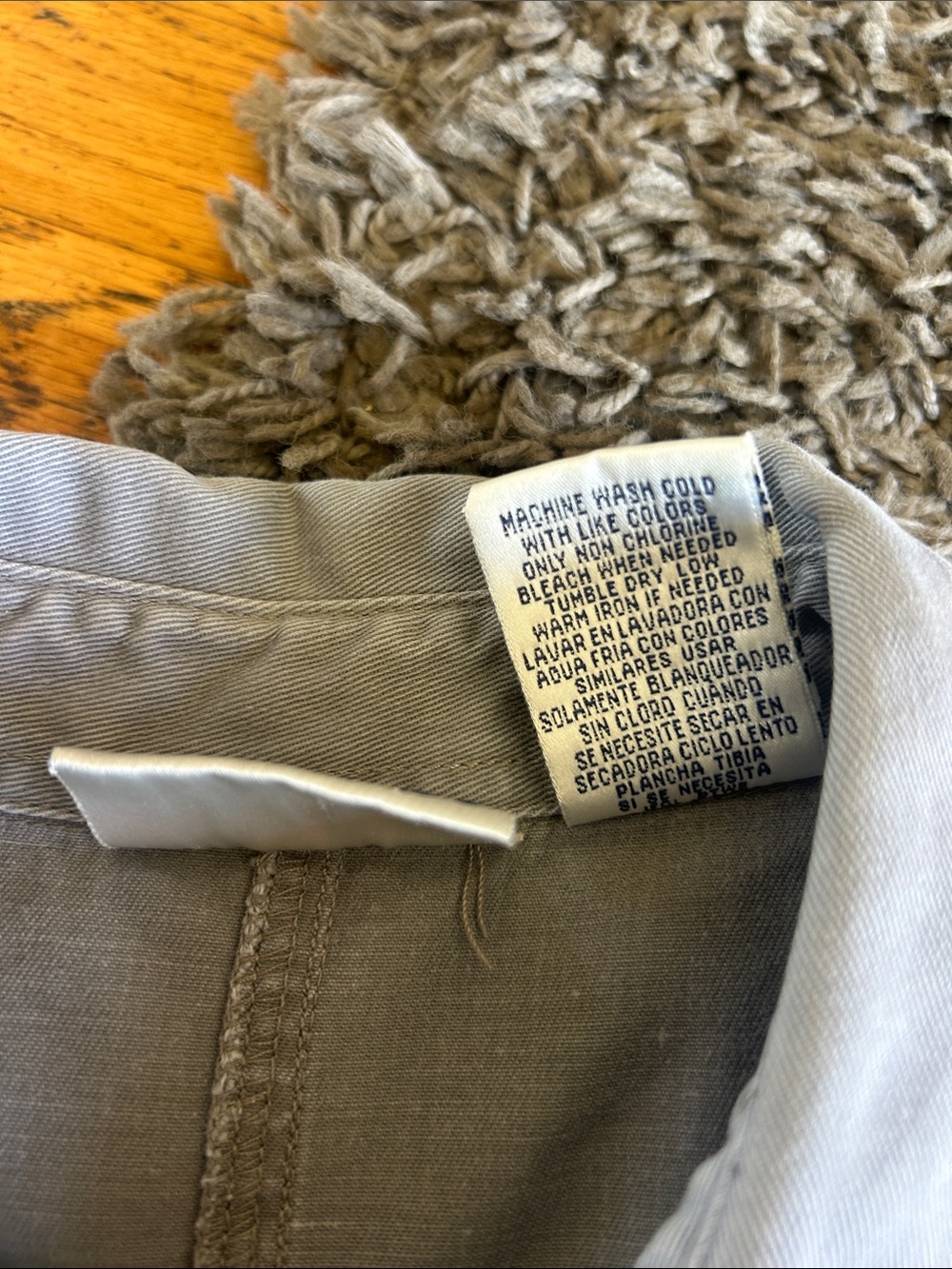 Bill Blass Jeans Vintage Sleeveless Button-Front Denim Dress in Light Gray Sz 8 - Picture 6 of 9